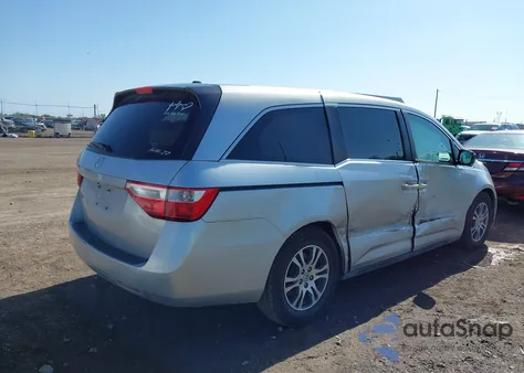 2012 Honda Odyssey Ex-L from USA, damaged, VIN 5FNRL5H65CB078848